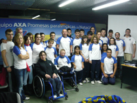 El Equipo AXA con Xavi Torres